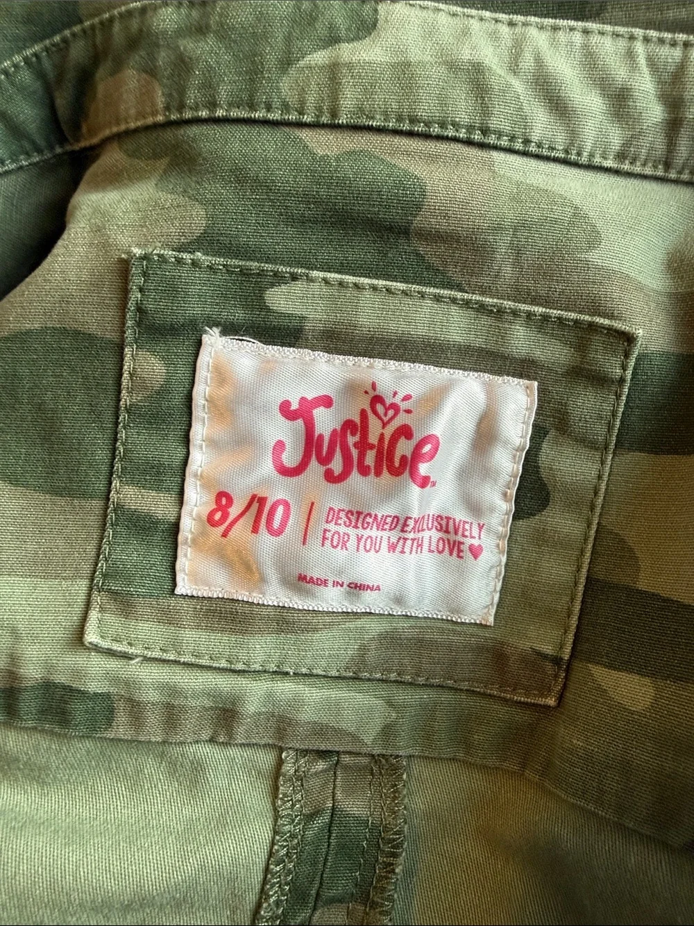 Justice size 10